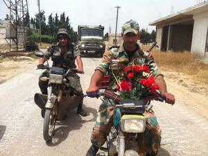 الجيش السوري انتشر في ثلاث مناطق قرب الطريق الرئيسي لاستهداف الفارين من القصير