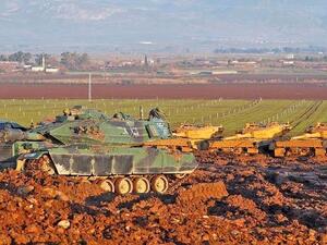 دبابات تركية قرب الحدود السورية/ أرشيفية