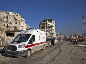  29 شاحنة وسيارة إسعاف مزودة بفرق طبية توجهت إلى قريتي الفوعة وكفريا