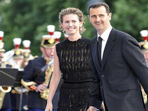 الرئيس السوري بشار الاسد وعقيلته 