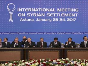 جانب من مفاوضات أستانا / أرشيفية