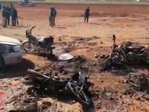 تفجير انتحاري تبناه تنظيم الدولة الاسلامية الجمعة، واستهدف محيط مدينة الباب السورية