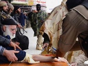 قطع يد طفل وقدم رجل، في قرية الحصان بريف دير الزور الغربي