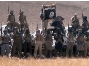 عناصر مسلحة من تنظيم الدولة الاسلامية