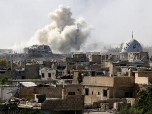 انفجار في عين ترما بريف دمشق