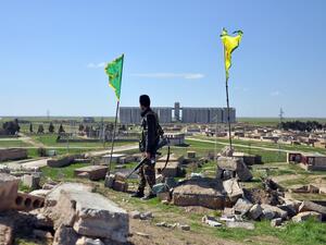 مقاتل كردي في شمال سوريا/ ارشيفية