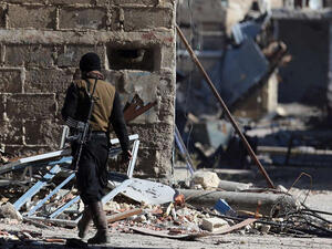 مدينة حرستا شرقي العاصمة السورية دمشق