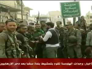 أكثر من 20 ألف شخص غادروا الغوطة الشرقية عبر مدينة حمورية منذ بداية يوم الأحد.
