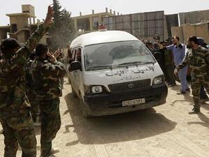 نحو 1500 من مقاتلي جماعة أحرار الشام بالإضافة إلى 6000 شخص من عائلاتهم سيغادرون حرستا 