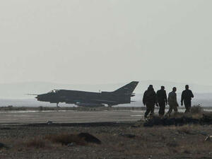 طائرة تابعة لسلاح الجو السوري من طراز "سو-22"