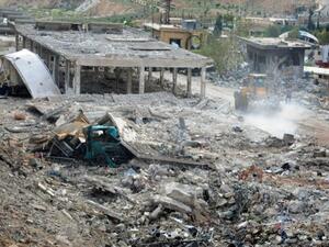 اثار القصف الاسرائيلي