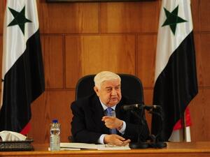 وزير الخارجية السوري وليد المعلم