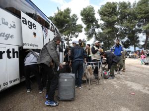 About 100 buses holding 6,749 people left the Eastern Ghouta area.(AFP/ File Photo)