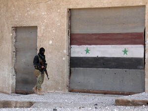 A Syrian opposition fighter in Hama, 23 March 2017. (AFP/Omar Haj Kadour)