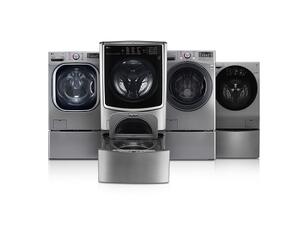 تمتاز غسالة إل جي سايد كيك المرافقة بأنها مصممة لغسل أحمال الغسيل الصغيرة، مثل الملابس الداخلية، والملابس الحساسة والرياضية.