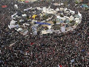Even before thousands took to Tahrir Square in 2011 a strong protest movement existed in Egpyt (File-AFP)