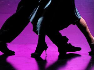 Dance classes are having to be held in secret, as the Iranian government disapproves of gender mixing (AFP/Juan Mabromata) 