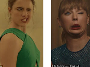 Throwback: Taylor Swift's music video for Delicate has drawn online accusations that it swiped Spike Jonze's 2016 Kenzo commercial starring The Leftovers actress Margaret Qualley