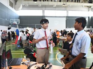 During the event