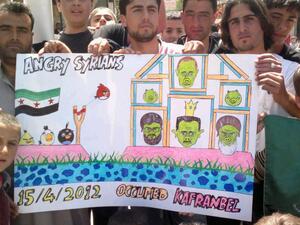 Kafranbel residents made international headlines with their political messages to the world. 