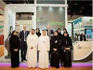 The NBF team at Careers UAE 2018 in Dubai World Trade Centre.