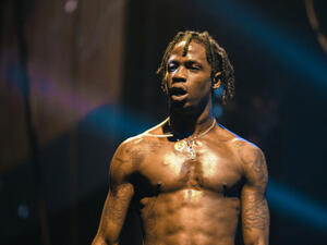 'He will be selective': The arrival of their previous bundle of joy has reportedly also had a major effect on Travis' rapping career with 'only serious cash prying him away from his baby girl' (Source: hurricanehank - Shutterstock)