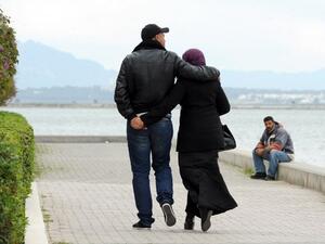 The man claims spending time with his wife takes time away from his friends and he should be compensated (AFP)