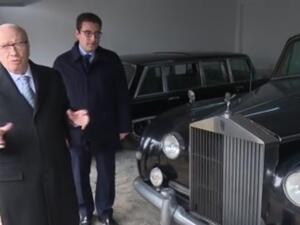 Tunisian President Essebsi gets serious about cars (screenshot)