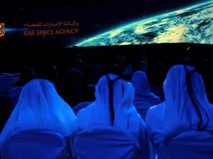 Emiratis attend a presentation about the UAE Space Agency. (File)