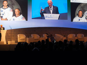 Buzz Aldrin will be joined by Saudi Arabia’s Prince Sultan Bin Salman Bin Abdul Aziz Al Saud, the first Arab to go into space. (AbuDhabi2.com)