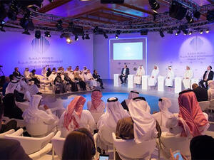 Barack Obama has sent a video of congratulations to the UAE as it hosts the three-day event, during which Sheikh Mohammed is expected to announce major structural changes in the government. (Image courtesy of Trade Arabia)