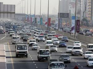 Abu Dhabi-Dubai highway (AFP/Karim Sahib)