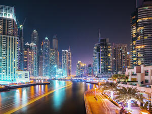 The annual report by Dubai's Land Department revealed that the sum of real estate investment transactions for the year exceeded $24.7B from 55,928 investors.  (Shutterstock)
