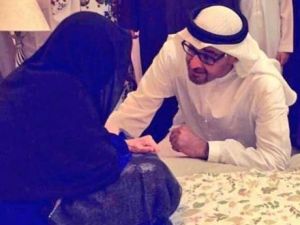 The photo has been making waves online after the Crown Prince offered his condolences to the Al Bastaki family on Sunday. (Instagram)