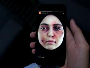 Dubai's main shelter for abuse victims has launched a powerful Instagram campaign (screenshot)