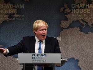British Foreign Secretary, Boris Johnson speaks at Chatham House in central London, on December 2, 2016. (AFP/Ben Stansall)