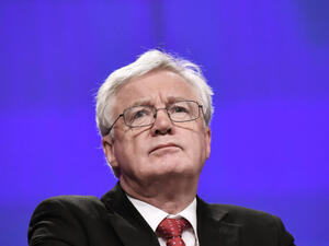 Former Brexit Secretary David Davis. (AFP/ File)