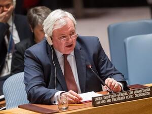 Stephen O'Brien, the UN under-secretary-general for humanitarian affairs and emergency relief. (AFP/File) Stephen O'Brien, the UN under-secretary-general for humanitarian affairs and emergency relief. (AFP/File)