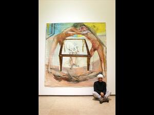 Balsam Abo Zour received a Special Mention of the Jury for her work "Time X, Date Y, Place Z" (2018). (Courtesy of Sursock Museum/Myriam Dalal)