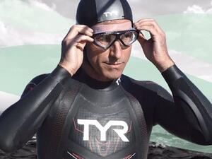 Ben Lecomte, Long-distance swimmer has set off on a 5,500-mile journey across the Pacific Ocean. (Twitter)