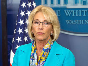 Secretary of Education Betsy DeVos. (AFP/ File Photo)