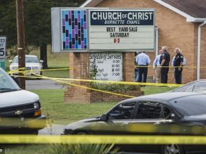 A Tennessee man was indicted on many charges for a mass shooting at church outside Nashville in September. (AFP/ File Photo)