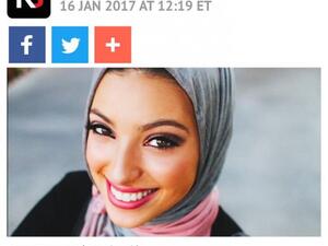A Noor-related mixup? This is Noor Tagouri, journalist, not Noor Salman, wife of mass murderer (Twitter)
