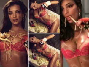 'I Love Pasta & Being Greased Up in Olive Oil' /Piers Morgan Instagram