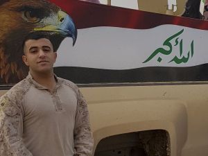 As a teenager, Ali J. Mohammed rebuilt his life in the US after fleeing Iraq, and now serves in the Marines. (Twitter)