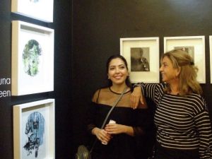 Part of Bayt Al Graphic opening exhibition (Instagram)