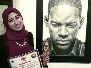 The actor posted a portrait of himself made by an Egyptian fan describing it as the fruit of dedication and self-discipline.
 (Source: willsmith - Instagram)