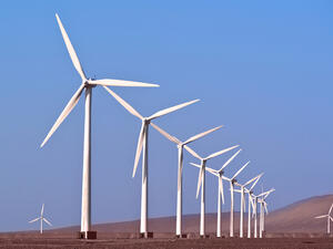 Siemens Gamesa will establish a transformer substation to move the energy produced from the first wind farm in Ras Ghareb, with a capacity of 220 kV to transfer 180 MW, and another station of 500 kV to transfer 650 MW. (Shutterstock)