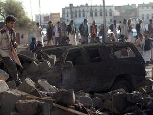 Yemen is already facing widespread destruction, and the cyclone is expected to cause further devastation. (AFP/Mohammed Huwais)
