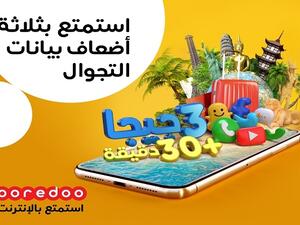 تتيح هذه الخدمة لعملاء Ooredoo المسافرين لمختلف الوجهات حول العالم فرصة للاستمتاع بدقائق مكالمات وخدمات بيانات التجوال بقيمة مخفضة ومناسبة.